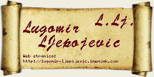 Lugomir LJepojević vizit kartica